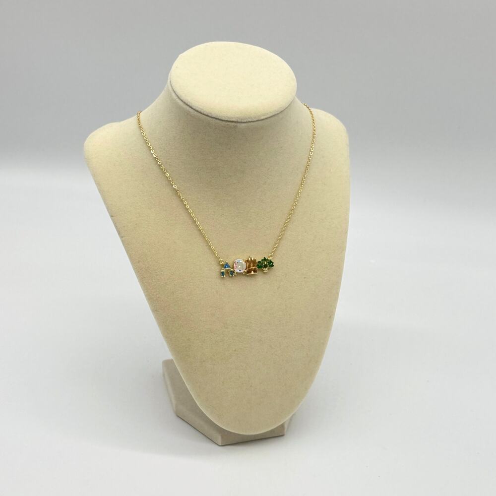 Park Attractions Icon Necklace NEW